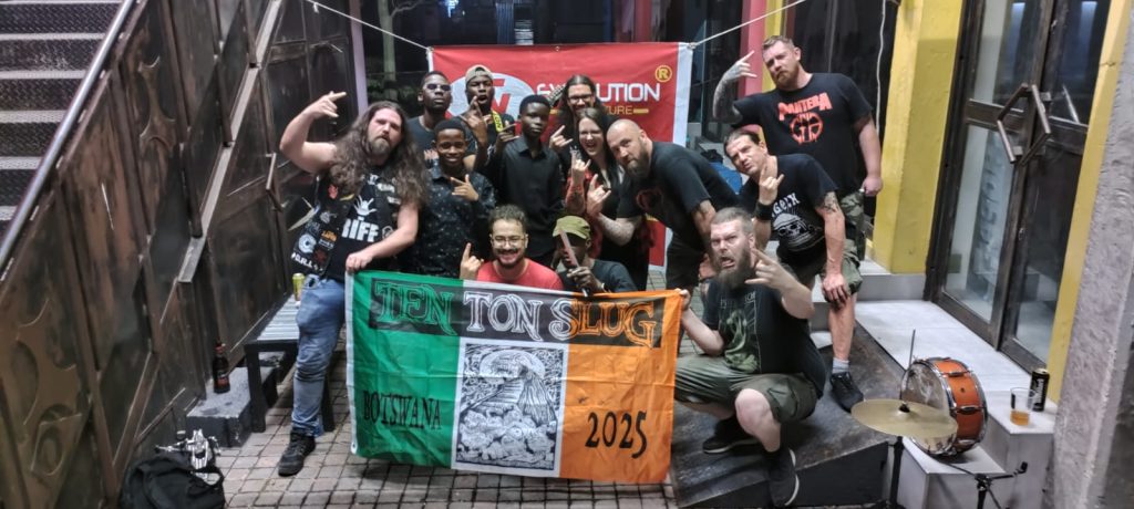 Ten Ton Slug on the road in Botswana